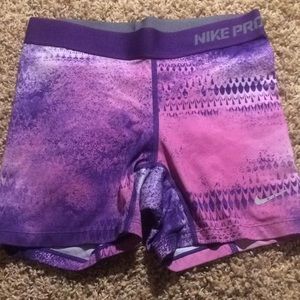Nike pro spandex shorts